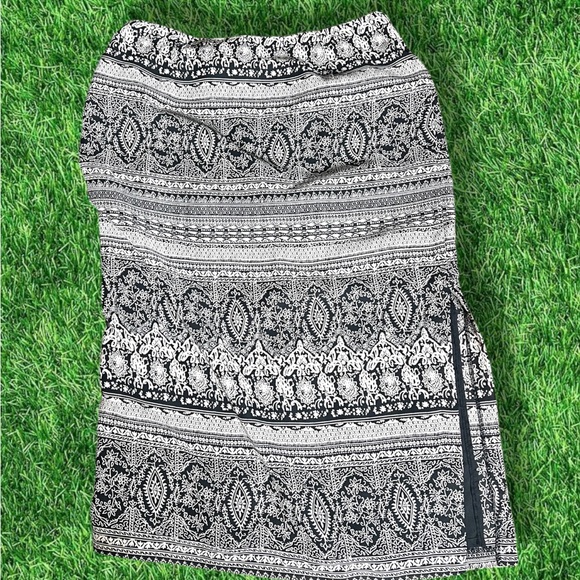 PATTERNED SKIRT NOIR BLANC main image 0